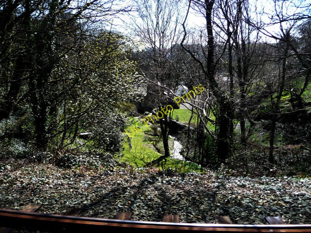 Photo 6"x4" Looking down Garwick Glen from the railway Baldrine c2010