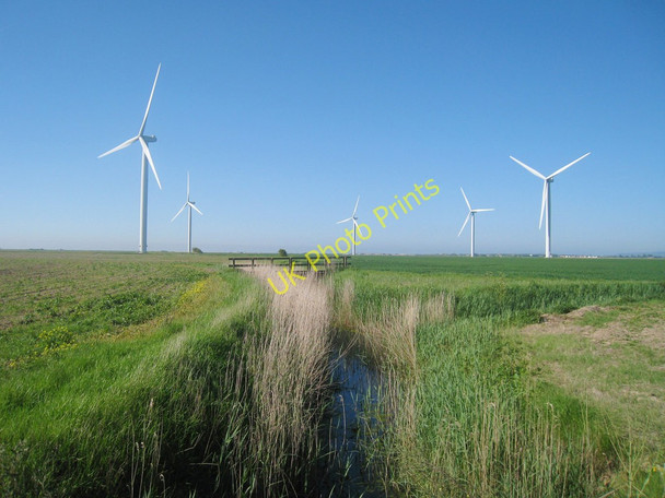 Photo 6"x4" Little Cheyne Court Wind Farm Jury's Gap c2010