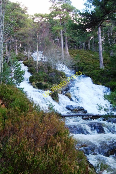 Photo 6"x4" Waterfall on the Allt Fhearnagan Tolvah c2008
