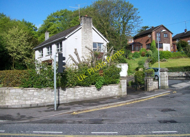 Photo 6"x4" Houses at the bottom of Glen Hill Newry c2010
