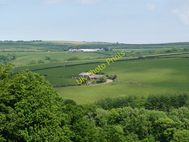Photo 6"x4" The view towards Collacott Farm with The Beeches in the foreground Bittadon c2010
