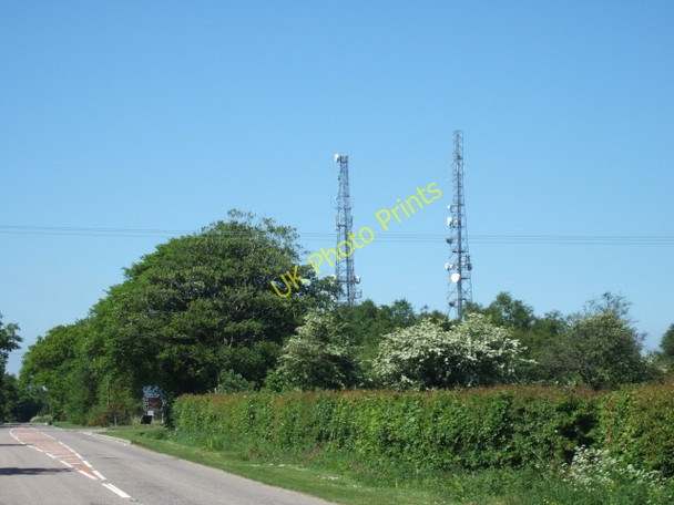 Photo 6"x4" Masts at Putts Corner Blannicombe c2010