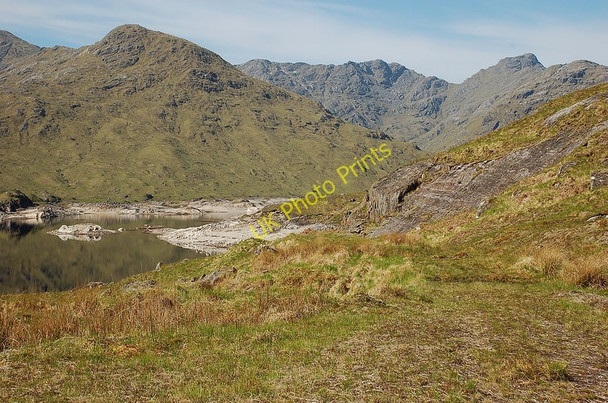 Photo 6"x4" Old hydro construction track Meall an Sp\u00e0rdain c2010
