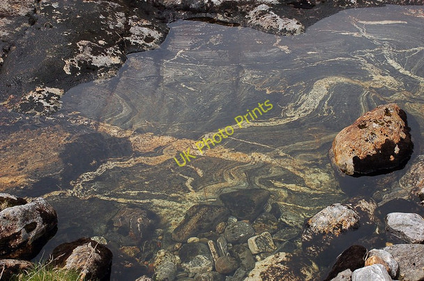 Photo 6"x4" Bedrock of Knoydart Meall a' Choire Dhuibh c2010