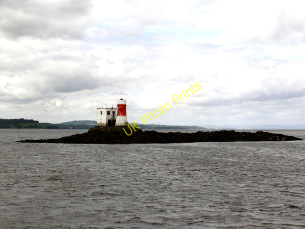 Photo 6"x4" Beamer Rock Navigation Beacon Queensferry\/NT1278 c2010