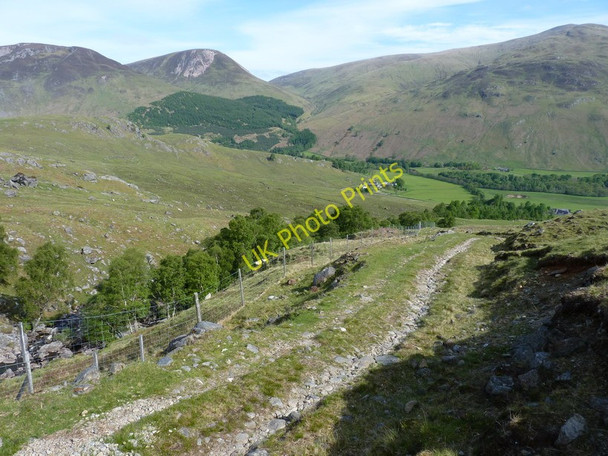 Photo 6"x4" Track beside the Allt a' Chobhair Camusvrachan c2010
