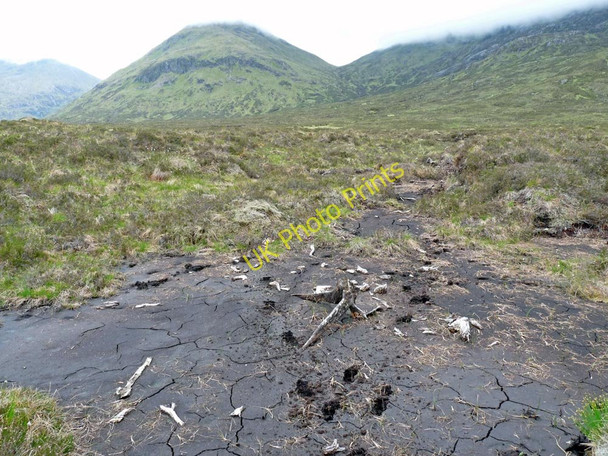 Photo 6"x4" Moorland below Meall an Tagraidh Meall an Tagraidh c2010