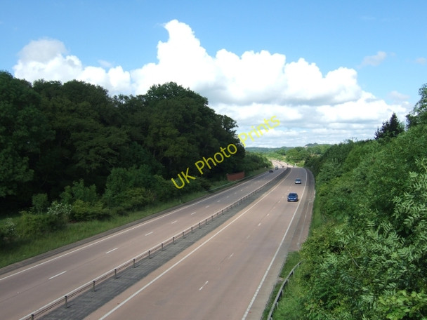 Photo 6"x4" Looking east along the A30 at Westcott Rockbeare c2010