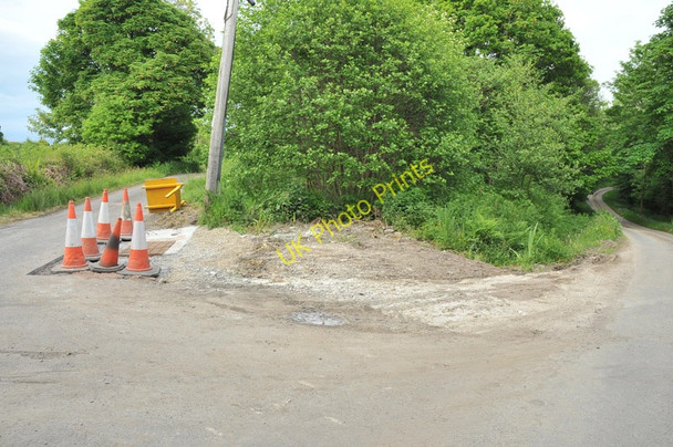 Photo 6"x4" Roadworks at the junction at North Shian North Shian c2010