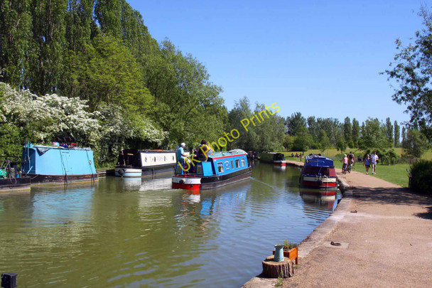 Photo 6"x4" The Grand Union Canal by Campbell Park Milton Keynes c2010