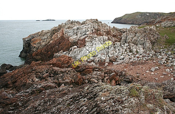 Photo 6"x4" Rocky Clifftop near Llanbadrig Llanbadrig c2010