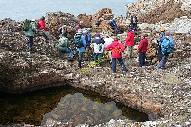 Photo 6"x4" Examining the Gwna M\u00c3\u00a9lange Llanbadrig c2010