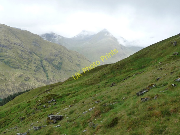 Photo 6"x4" Hillside below Sgurr nan Spainteach Sg\u00f9rr nan Spainteach c2010