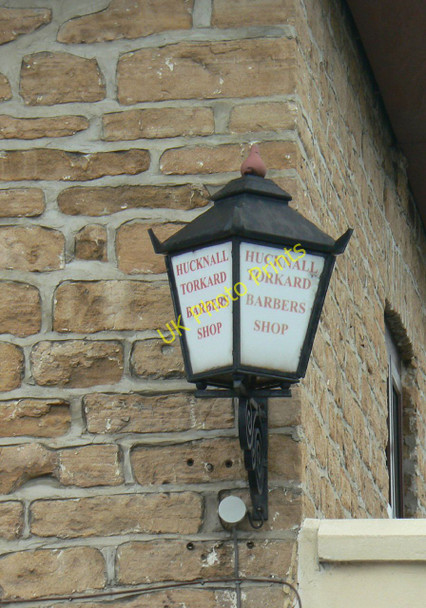 Photo 6"x4" Old gas lamp Hucknall c2010