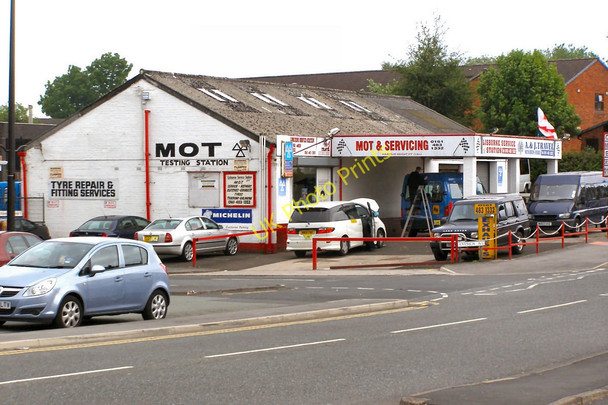 Photo 6"x4" Lisburne Service Station Hazel Grove\/SJ9286 c2010