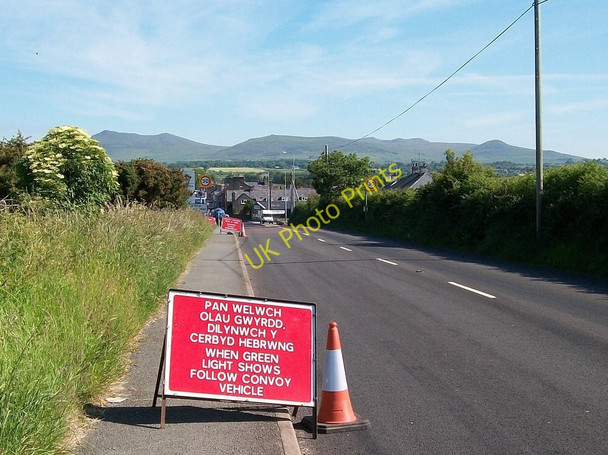 Photo 6"x4" Early warning of a traffic holdup Y Ff\u00f4r c2010