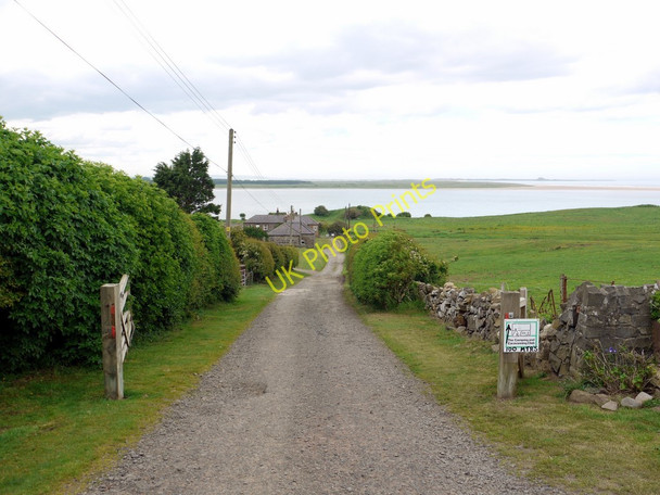 Photo 6"x4" Track from Budle to Kiln Point Waren Mill c2010