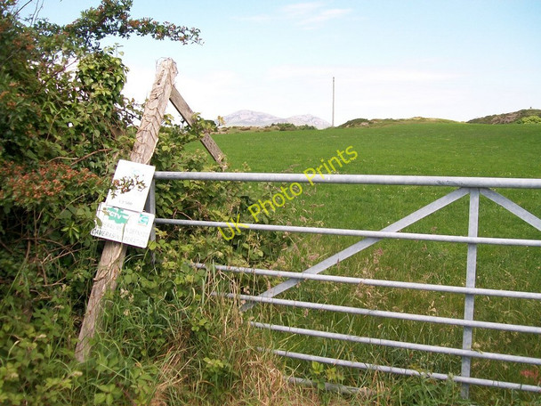 Photo 6"x4" A collapsed path guidepost Pwllheli c2010