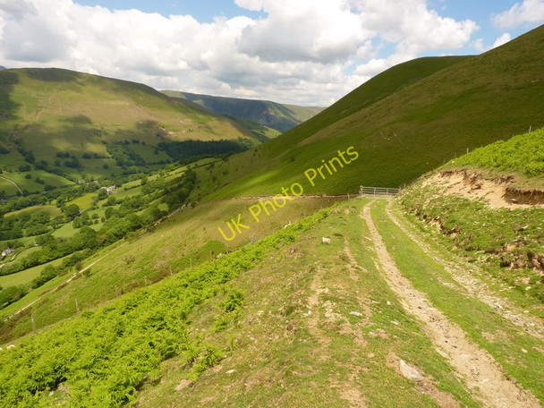 Photo 6"x4" Hill track above Nant yr Onog Aber-Cywarch c2010