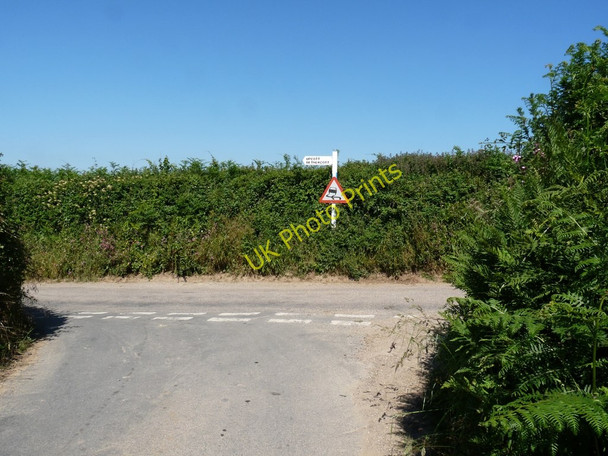 Photo 6"x4" Orchardon Lane at the junction with Northfield Road Darracott\/SS4739 c2010