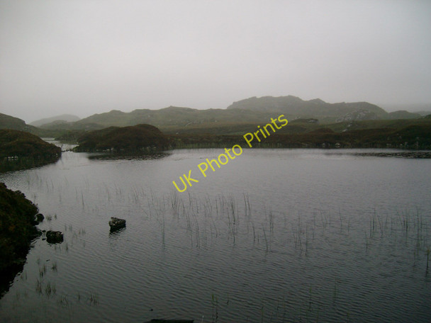 Photo 6"x4" Unnamed, weedy lochan near Loch Crocach Allt Loch an Tuirc c2010