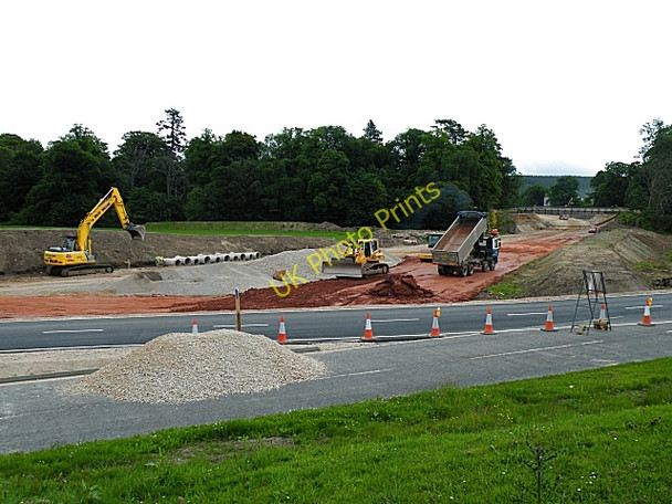Photo 6"x4" Fochabers Bypass Roadworks, Midsummer 2010 (2) Fochabers c2010