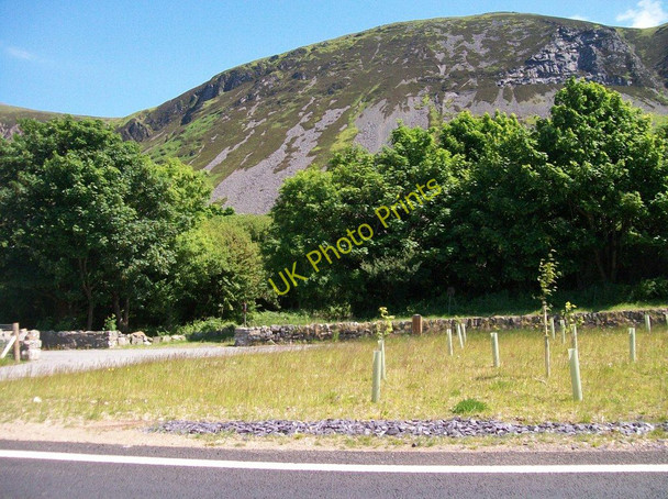 Photo 6"x4" An abandoned section of the old A494 Gryn Goch c2010