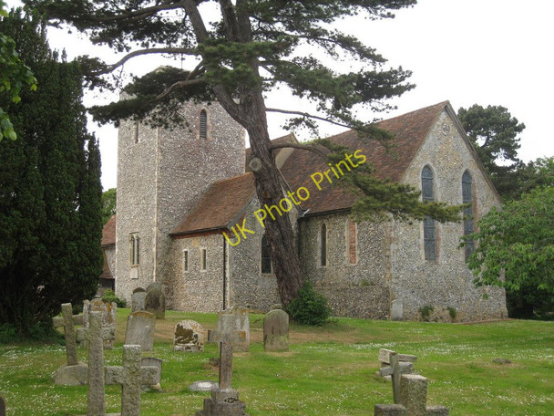 Photo 6"x4" Church of St Peter and St Paul, Upper Hardres Upper Hardres Court c2010
