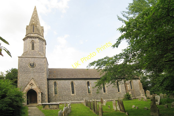 Photo 6"x4" Church of St Mary's, School Lane, Lower Hardres Lower Hardres c2010