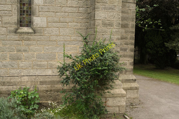 Photo 6"x4" Cut Bench Mark, St Michael & All Angels' Church Beckwithshaw c2010