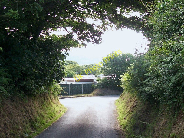 Photo 6"x4" Lon Rhos approaching the junction with Lon Llan and Lon Fawr Edern c2010