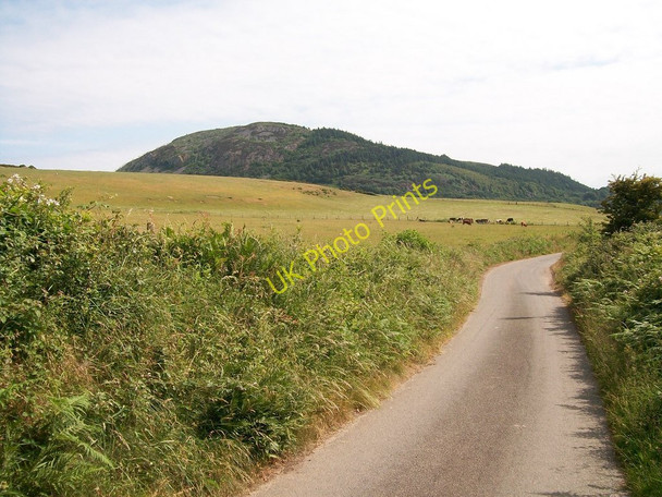 Photo 6"x4" View eastwards across farmland to Carn Boduan Nefyn c2010