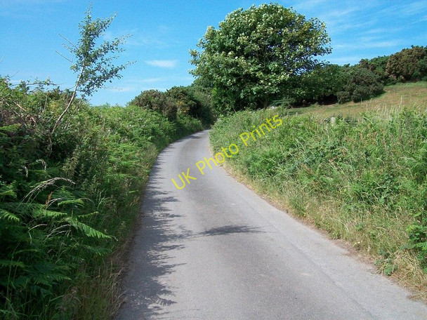 Photo 6"x4" View westwards along the lane near the junction with Lon Ffridd Nefyn c2010