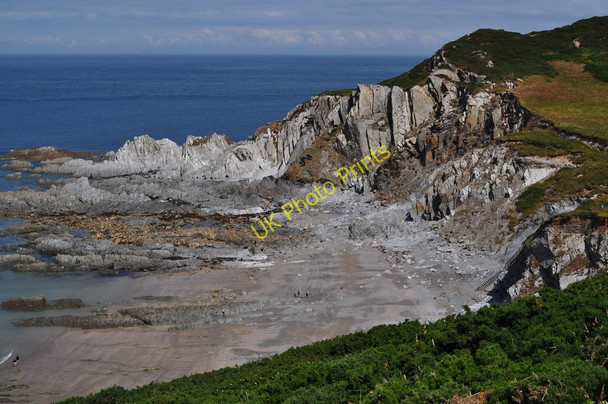Photo 6"x4" Rockham Bay Mortehoe c2010
