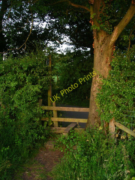 Photo 6"x4" Stile on to Higher Commons Lane Mellor Brook c2010