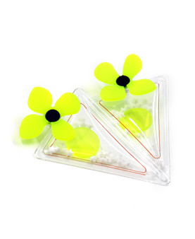 Galaxy Glow Air Pillow Earrings - Shoot Star Sundae