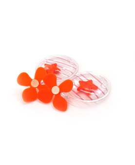 Galaxy Glow Air Pillow Earrings - Spherical Shooting Star (001)