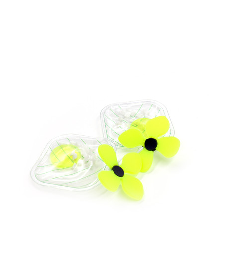 Galaxy Glow Air Pillow Earrings  - Shoot Star Cubes (002)