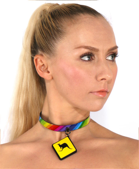 Kangeroo Krossing - Choker Necklace Pendant
