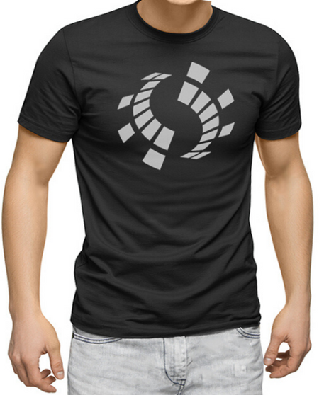 Men’s Premium T-Shirt - Antares Sound Records reflective symbol.