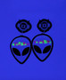 Galaxy Glow Air Pillow Earrings - The Extraterrestrial (001)