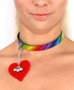 Heart on a leash - Choker Necklace