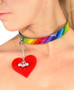 Heart on a leash - Choker Necklace