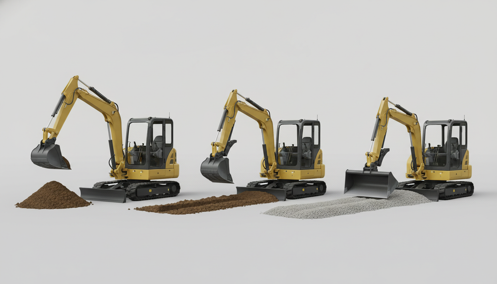 How Bucket Design Impacts Digging Style and Material Handling in Mini Excavators