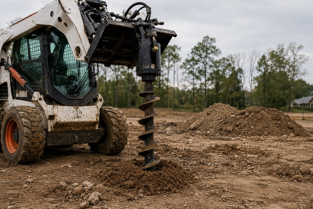 Common Problems with Skid Steer Augers and How to Fix Them