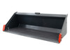 84" Wide Skid Steer Track Duty Bucket With Smooth Edge