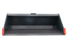 72" Wide Skid Steer Track Duty Bucket With Smooth Edge