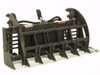 44" Mini Skid Steer Grapple Rake