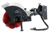 72" Wide Skid Steer Hydraulic Angle Broom Attachment With Poly Brushes Only
