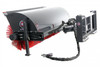 72" Wide Skid Steer Hydraulic Angle Broom Attachment With Poly Brushes Only